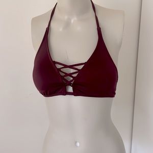 Mossimo Supply Co. | Burgundy Red Bikini Top